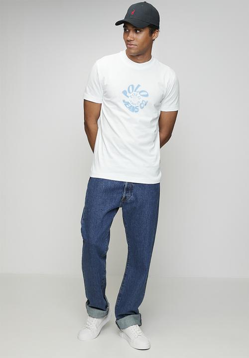 POLO - Alex Pjc Ss Spiral Logo Tee - White