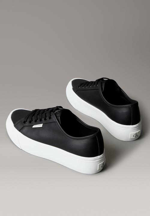 Calvin Klein - Vulcanized Flatform Lace Up - Black