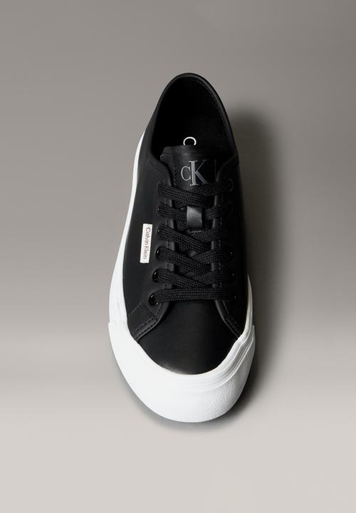 Calvin Klein - Vulcanized Flatform Lace Up - Black