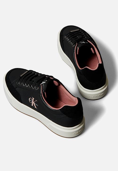 Calvin Klein - Basket Cupsole Laceup - Black/Blush/Vaporous White/Gum