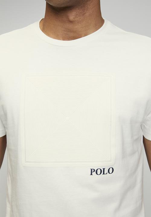 POLO - Phila Block Hd Print Ss Tee - Off White