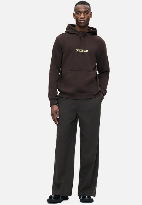 H&M - Regular fit hoodie - brown snoopy