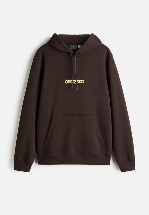 H&M - Regular fit hoodie - brown snoopy