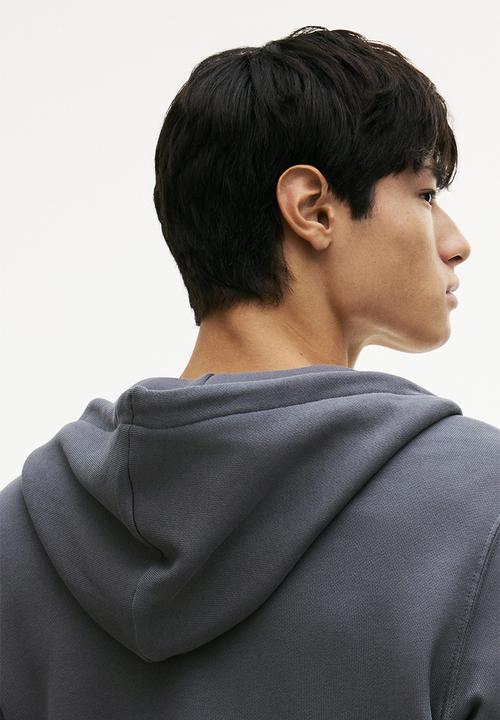 H&M - Regular fit zip-through hoodie - dark grey