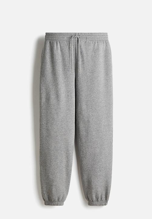 H&M - Cotton-blend sweatpants - grey marl