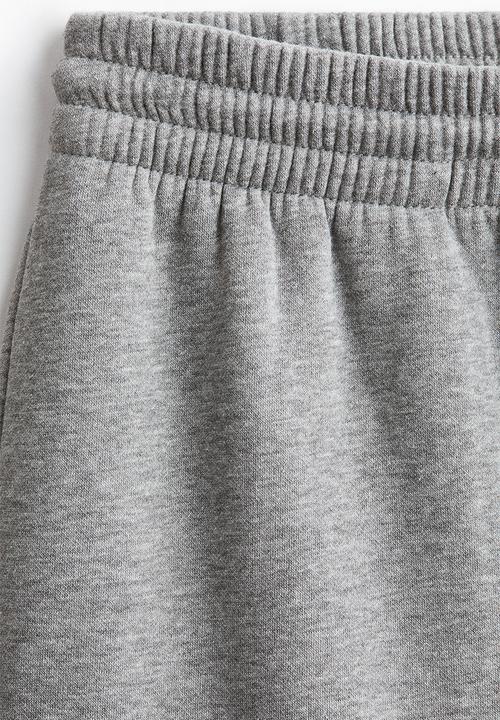 H&M - Cotton-blend sweatpants - grey marl