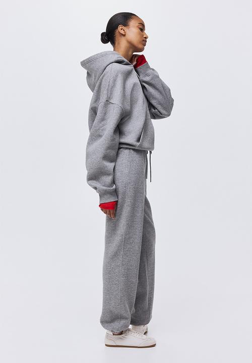 H&M - Cotton-blend sweatpants - grey marl
