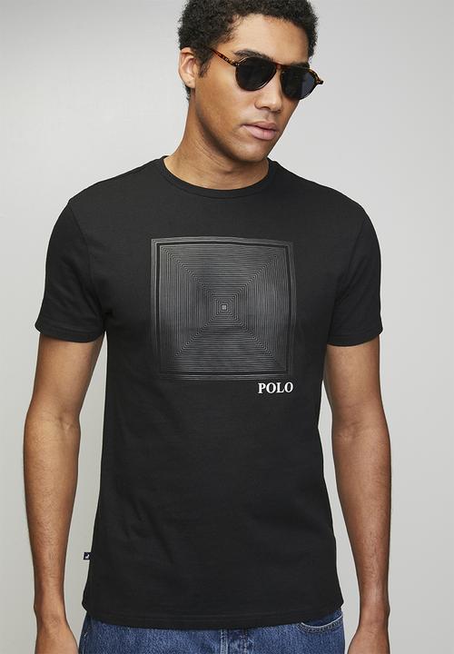 POLO - Phila Block Hd Print Ss Tee - Black