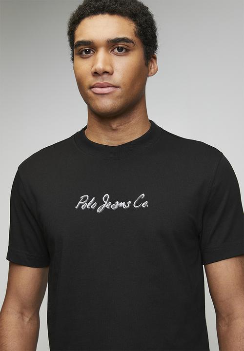 POLO - Pule Pjc Ss Metallic Logo Tee - Black