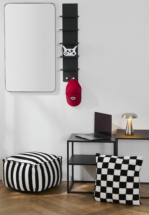 Pop Candy - Checkerboard cushion - black