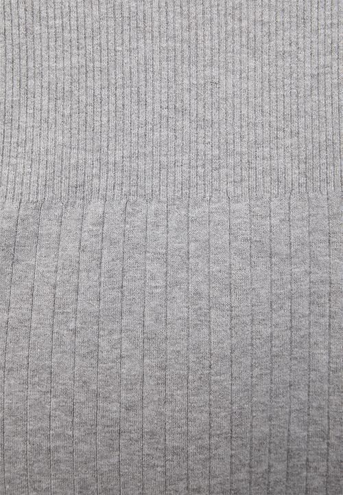 Stella Morgan - L/S High Neck A-Line Sweater Dress - Grey