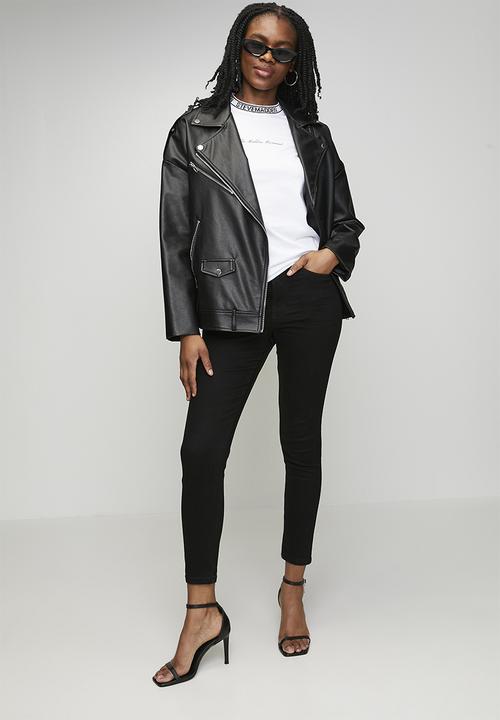 Steve Madden - Ladies cindy crew neck regular T-shirt - white