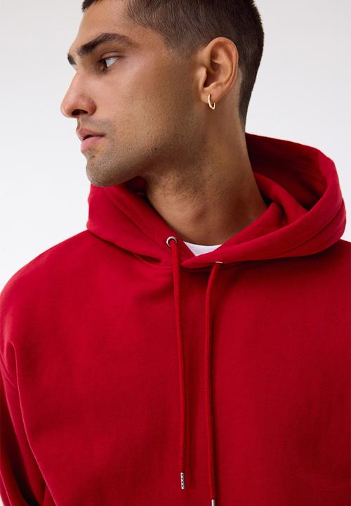 H&M - Loose fit hoodie - red