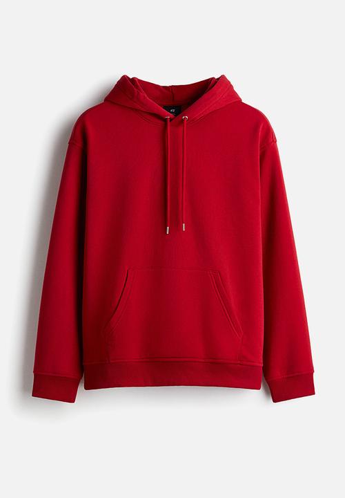 H&M - Loose fit hoodie - red