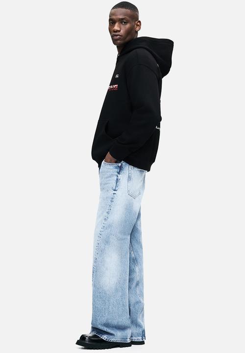 H&M - Loose fit hoodie - black ford