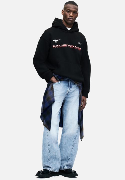 Loose fit hoodie - black/ford -1065654079