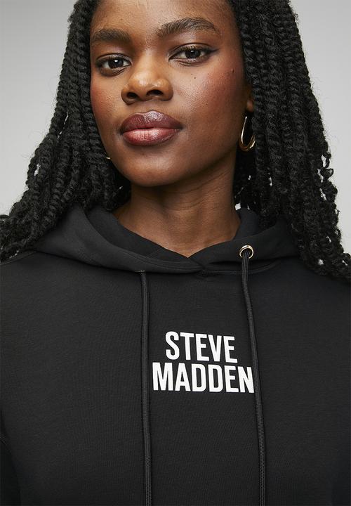 Steve Madden - Ladies amina hooded sweat - black