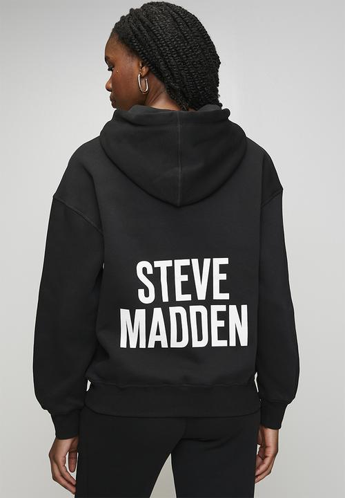 Steve Madden - Ladies amina hooded sweat - black