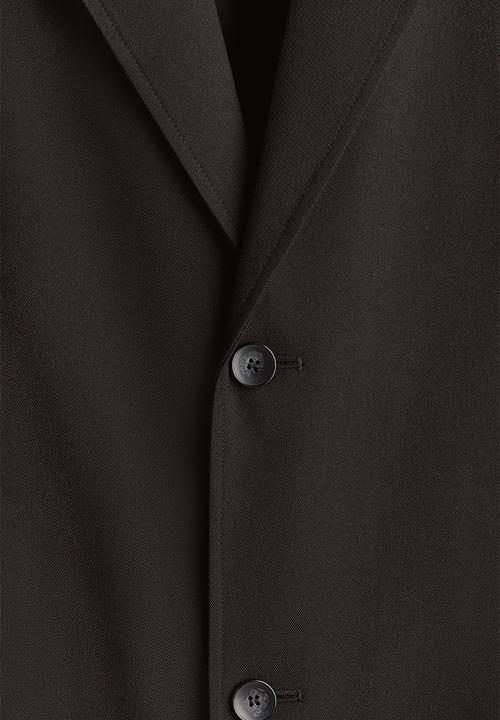H&M - Single-breasted coat - black