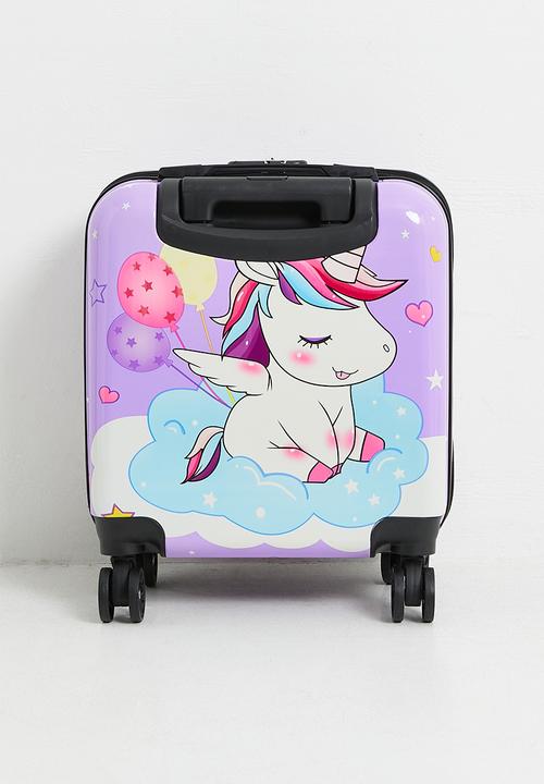 Pop Candy - Unicorn trolley bag - lilac/multi