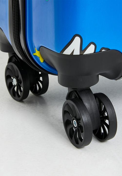 Pop Candy - Astro dino trolley bag - blue/multi