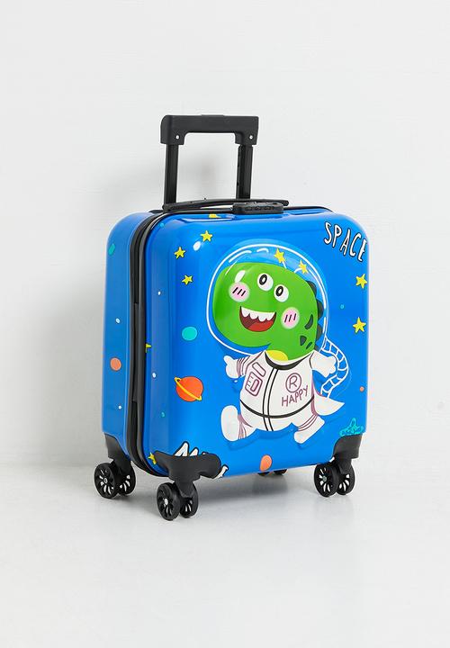 Pop Candy - Astro dino trolley bag - blue/multi