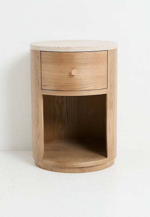 Cara Bedside Table - Natural