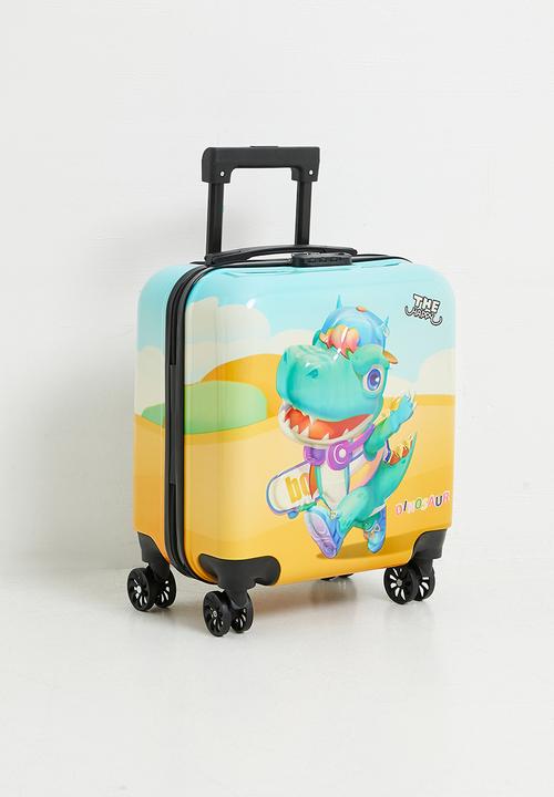 Pop Candy - Skater dino trolley bag - light blue/multi