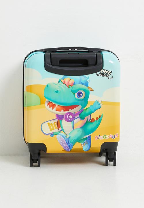 Pop Candy - Skater dino trolley bag - light blue/multi