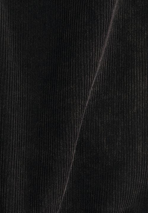 H&M - Relaxed fit corduroy trousers - denim black