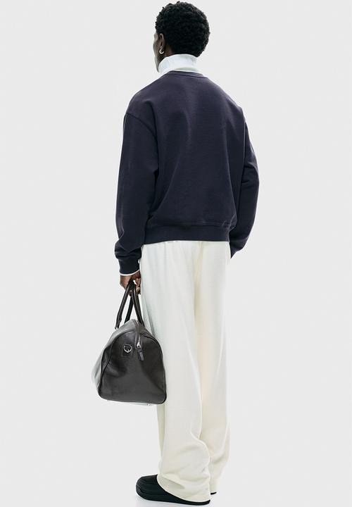 H&M - Loose fit sweatshirt - navy blue/golden
