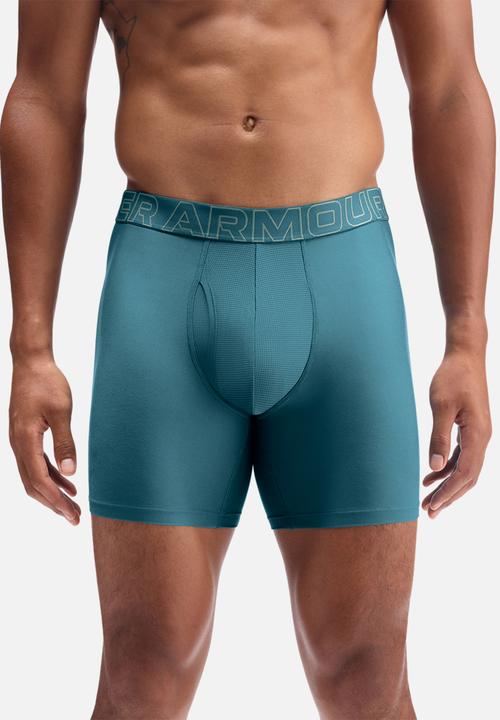 Under Armour - UA Perf Tech 6in - Enamel Blue / Boundless Blue / Castlerock Heather