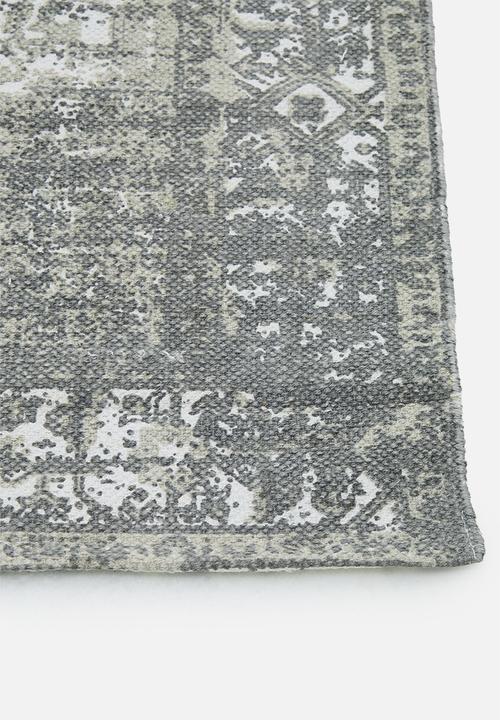 Sixth Floor - Sophia Printed Rug Grey