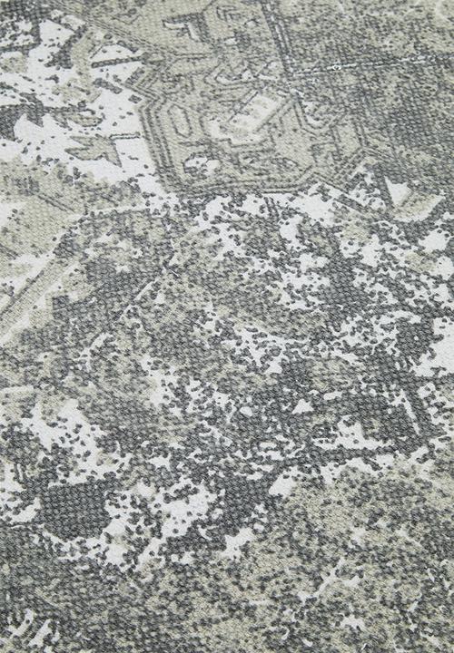 Sixth Floor - Sophia Printed Rug Grey
