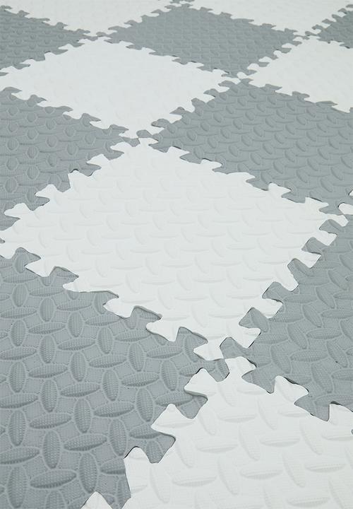 Pop Candy - Checkerboard puzzle mat - grey multi