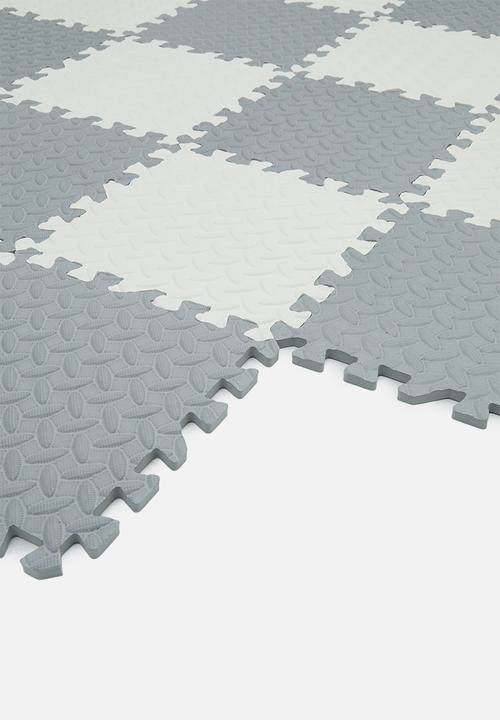Pop Candy - Checkerboard puzzle mat - grey multi