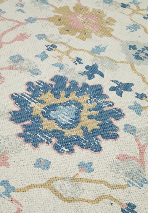 Sixth Floor - Lyric Cotton Printed Rug - Multi