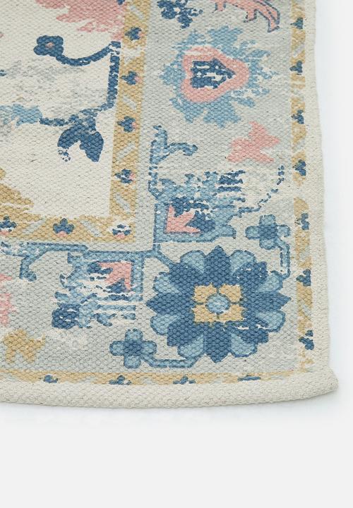 Sixth Floor - Lyric Cotton Printed Rug - Multi
