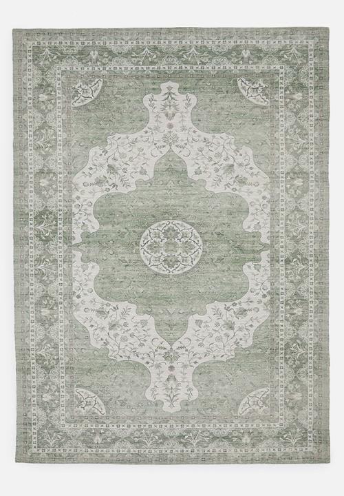 Soren Chenille Distressed Floral Rug Multi