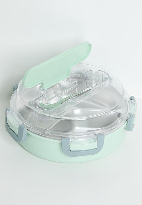 Pop Candy - Quad latch lunch box - pastel green