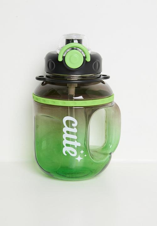 Pop Candy - Water bottle with strap - clear green