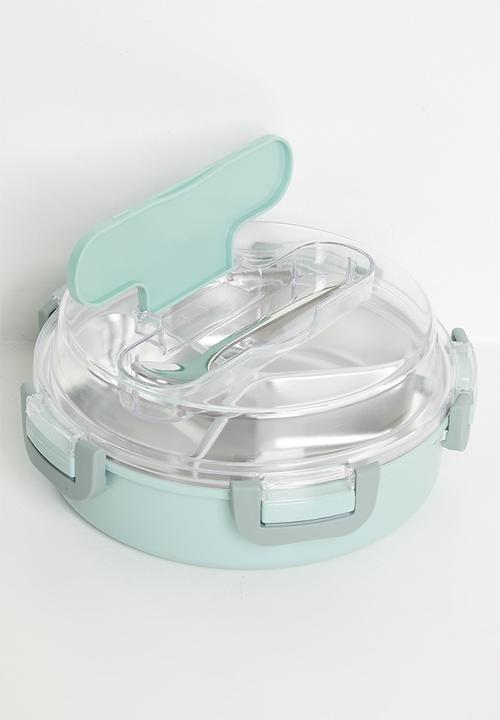 Pop Candy - Quad latch lunch box - pastel blue