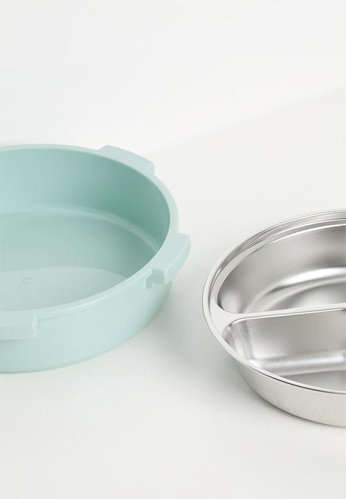 Pop Candy - Quad latch lunch box - pastel blue