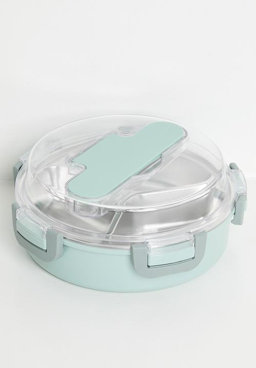 Pop Candy - Quad latch lunch box - pastel blue