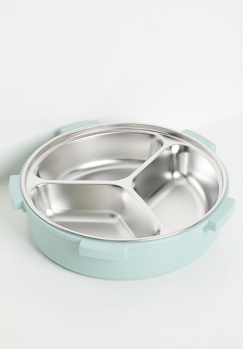 Pop Candy - Quad latch lunch box - pastel blue
