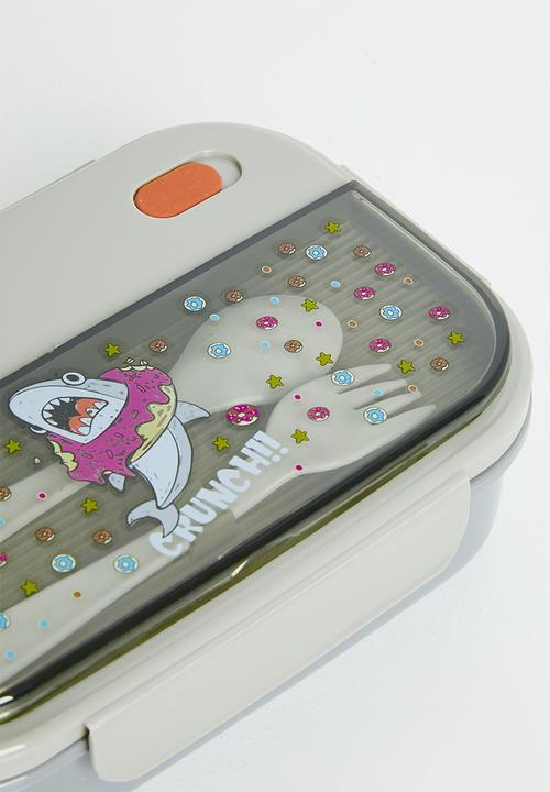 Pop Candy - Rectangular lunchbox - grey 