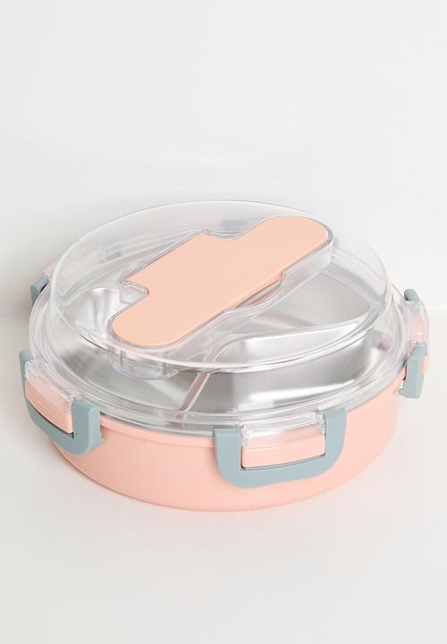 Pop Candy - Quad latch lunch box - pink peach