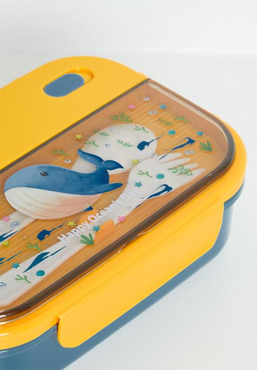 Pop Candy - Rectangular lunchbox - yellow/blue