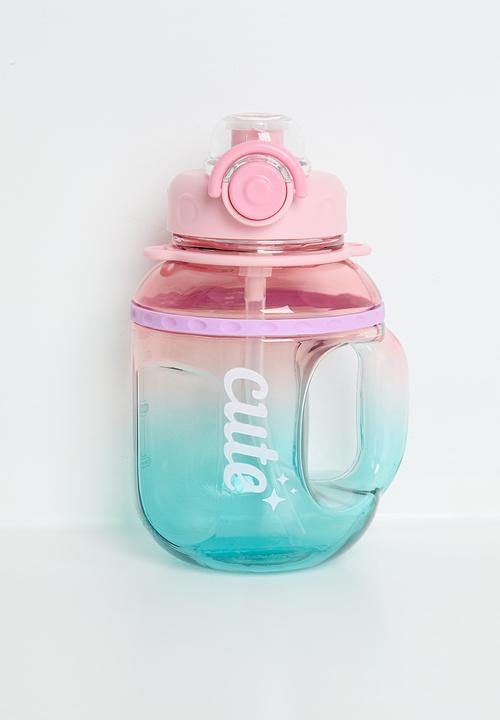 Pop Candy - Water bottle with strap - pink/blue