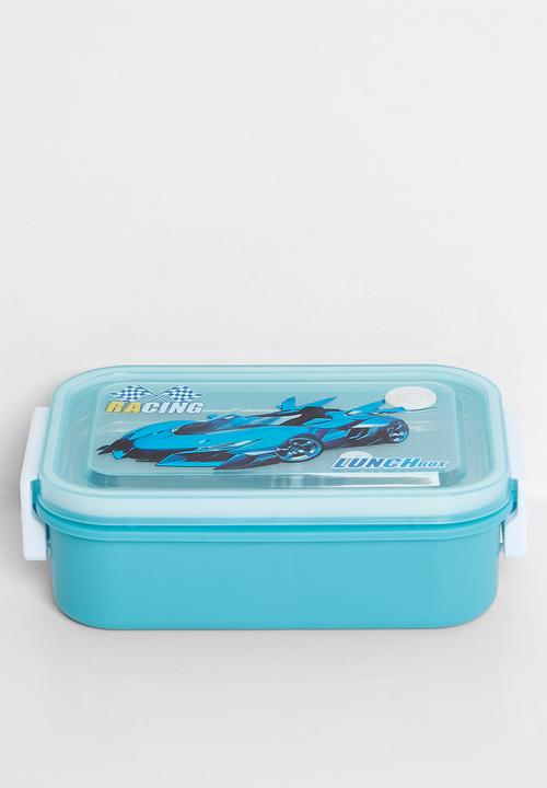 Pop Candy - Car themed lunchbox - blue